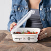 Image of SIMPLE DAY - CONTENITORE " MANGIO IN UFFICIO" CON COPERCHIO ERMETICO