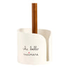 Image of SIMPLE DAY - PORTAROTOLO DA CUCINA "CHE BELLO CUCINARE IN GRES DECORATO