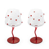 Image of WD LIFE STYLE SAMARCANDA LINE SET 2 CALICI COCKTAIL CUORI ROSSI
