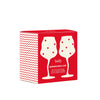 Image of WD LIFE STYLE SAMARCANDA LINE SET 2 CALICI COCKTAIL CUORI ROSSI