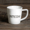 Image of SIMPLE DAY - SET 2 TAZZE CAFFE' CON PIATTO 4 PEZZI IN GRES " E' L'ORA DEL CAFFE'"