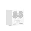 Image of WD LIFE STYLE - SAMARCANDA LINE - SET 2 CALICI COCKTAIL CUORI BIANCHI