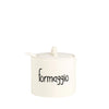 Image of SIMPLE DAY - FORMAGGERA CON CUCCHIAINO IN GRES DECORO"FORMAGGIO"
