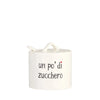 Image of SIMPLE DAY - ZUCCHERIERA CON CUCCHIAINO IN GRES "UN PO' DI ZUCCHERO" CON CUORICINO ROSSO