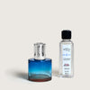 Image of LAMPE BERGER - COFANETTO LAMPADA CATALITICA PURE BLU + 250 ML CARESSE DE COTON