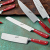 Image of BERKEL - CLASSIC LINE COLTELLO MANNAIA CM.17,5 MANICO ROSSO