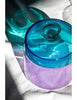 Image of BARATTOLO PER BISCOTTI ROSA/AZZURRO VETRO WD LIFESTYLE