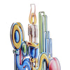 Image of LINEE RECANATI- CANDELABRO CANDY POP UNO IN PLEXIGLAS
