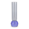 Image of WD LIFE STYLE - ANVERSA LINE - VASO EFFETTO DIAMANTE GRIGIO/VIOLA