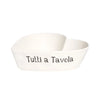 Image of SIMPLE DAY - PIROFILA A CUORE "TUTTI A TAVOLA" CM.24 X 22 X 7 CM
