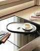 Image of ALESSI - PLEATS VASSOIO OVALE IN ACCIAIO INOSSIDABILE CM 46X31CM