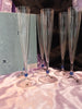 Image of ROGASKA CRISTALLERIA SET 6 FLUTES SPUMANTE POIS BLU