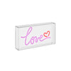 Image of INSEGNA NEON CON CORNICE IN PLEXIGLASS "LOVE" WD LIFE STYLE