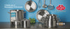 Image of BALLARINI PROFESSIONALE SERIE 9200 - PADELLE IN ACCIAIO INOX CM.24/28/32/36