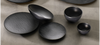 Image of BRANDANI - BLACK ECLIPSE SERVIZIO PIATTI X 6 PZ18 NERO IN MELAMINA