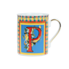 Image of BACI MILANO " ORTIGIA" TAZZA MUG IN PORCELLANA