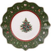 Image of TOY'S DELIGHT PIATTO DESSERT FALDA VERDE NATALE VILLEROY & BOCH