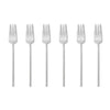 Image of SAMBONET - MODELLO "100" SET 6 FORCHETTE DOLCE IN ACCIAIO INOX