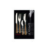 Image of BUGATTI - GIOIA SET POSATE PER 6 PERS. 24 PEZZI COLORE TABACCO