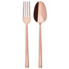 Image of SAMBONET - SET 2 POSATE SERVIRE ROCK PVD COPPER