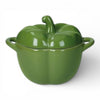 Image of BRANDANI - COCOTTE PEPERONE VERDE STONEWARE