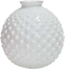 Image of BRANDANI - VASO IN VETRO BIANCO BOLLE