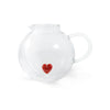Image of WD LIFE STYLE MONTEREY BROCCA CUORE ROSSO IN VETRO