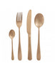 Image of Brandani - SET POSATE OLD GOLD 16 PZ INOX OPACO
