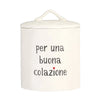 Image of SIMPLE DAY BISCOTTIERA IN PORCELLANA " BISCOTTI FATTI IN CSA"