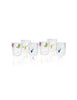 Image of BRANDANI - PAVONE BIANCO SET 6 BICCHIERI IN VETRO