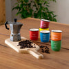 Image of WD LIFE STYLE - HABANA SET 6  TAZZINE CAFFE' MULTICOLOR
