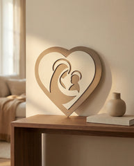 ARTI & MESTIERI - ICONA CUORE BEIGE E AVORIO