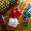 Image of SET 2 CALICI DA COCKTAIL IN VETRO  MULTICOLOR  WD LIFE STYLE