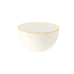 PORCELLANA BIANCA - MAESTA' SET 6 COPPETTE FILO ORO