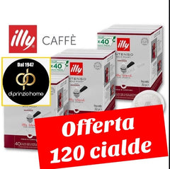 ILLY CAFFE' - 120 CIALDE E.S.E. COMPOSTABILI GUSTO INTENSO