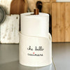 Image of SIMPLE DAY - PORTAROTOLO DA CUCINA "CHE BELLO CUCINARE IN GRES DECORATO