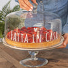 Image of SIMPLE DAY - ALZATA CON CAMPANA "FATTA IN CASA" IN VETRO DIAMETRO CM.30