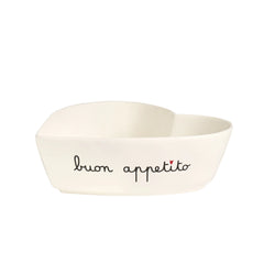 SIMPLE DAY - PIROFILA A CUORE "BUON APPETITO" IN GRES