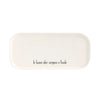 Image of SIMPLE DAY - VASSOIO RETTANGOLARE "LE BUONE IDEE VENGONO A TAVOLA"