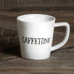 SIMPLE DAY - SET 2 TAZZE CAFFE' CON PIATTO 4 PEZZI IN GRES 