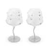 Image of WD LIFE STYLE - SAMARCANDA LINE - SET 2 CALICI COCKTAIL CUORI BIANCHI