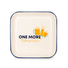 Image of WD LIFE STYLE VASSOIO IN LATTA "ONE MORE ROUND" QUADRATO CM.30X30CM