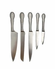 BRANDANI - ANTICHI SAPORI SET 5 COLTELLI CUCINA IN ACCIAIO INOX