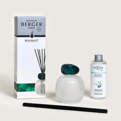 LAMPE BERGER - DIFFUSORE DI PROFUMO BOUQUET MINERAL GIVRE' + 180 ML BLEU SEDUCTION