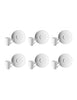 Image of ROSENTHAL - MESH WEISS SET 6 TAZZE CAFFE' ESPRESSO C/PIATTINO
