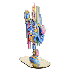 LINEE RECANATI- CANDELABRO CANDY POP UNO IN PLEXIGLAS