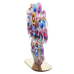LINEE RECANATI- LOLLY POP VASO FIORI TRE IN PLEXIGLAS