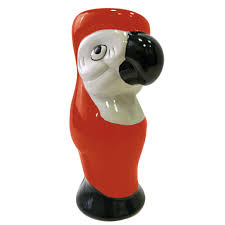 TIKI MUG BICCHIERE COCKTAIL  PAPPAGALLO ROSSO PADERNO