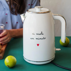 SIMPLE DAY BOLLITORE ELETTRICO BIANCO " CI VUOLE UN MINUTO"