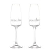 Image of SIMPLE  DAY SET 2 CALICI FLUT IN VETRO  "PROSECCHINO"
